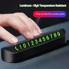 Temporary Car Parking Phone Number Card Night Glowing Sign To Stop Car Car Accessory Must Haves Parking Gadgets Car Stop Tools