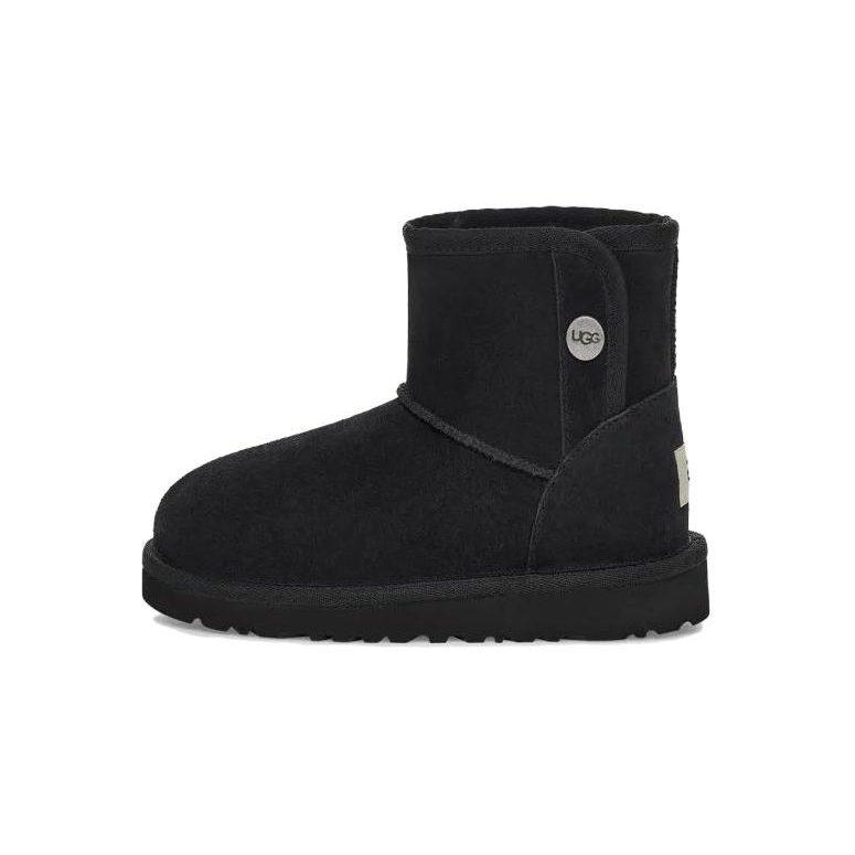 UGG Удобные детские ботинки с круглым носком Черные Детские 1118890T-BLK