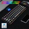 61-key Gaming Mechanical  Keyboard Rgb Bluetooth-compatible Wired Mechanical Gaming Keyboard