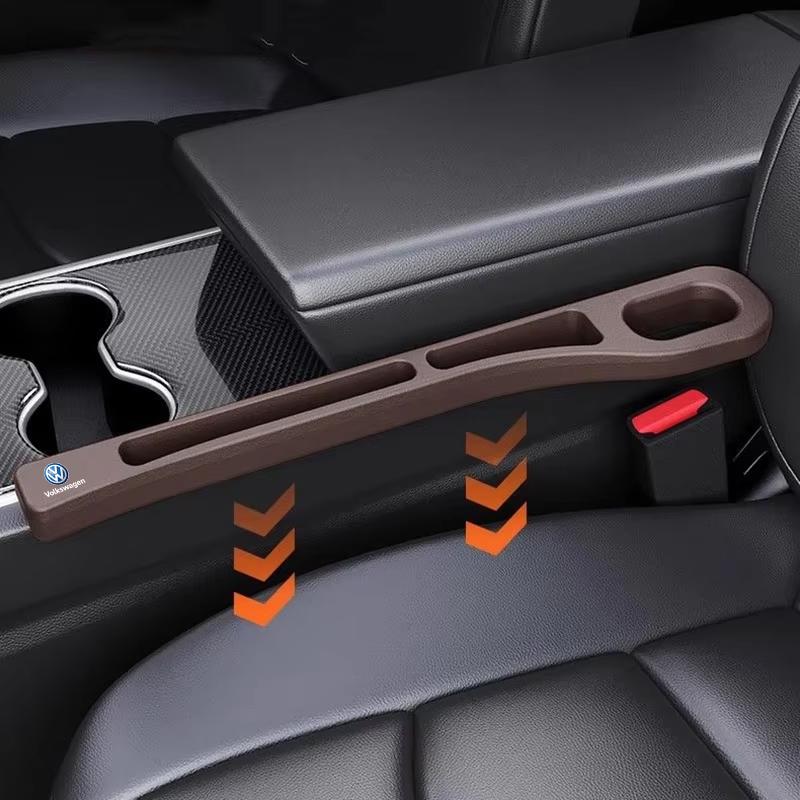 rsq1 2Pcs Car Seat Gap Plug Side Seam Leak-proof Filling Strip For VW GTI Polo Golf Passat Tiguan Arteon Touareg CC Taigo Caddy Jetta