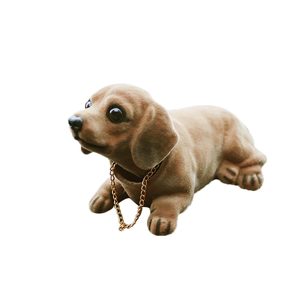 Симпатичная креативная автомобильная кукла, качая головой, украшения для собак, украшения интерьера автомобиля