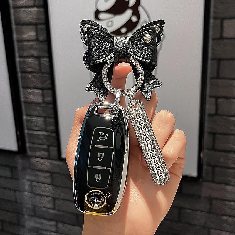 Специальный чехол для ключей Nissan Teana2023Новый высококачественный защитный чехол для пряжки сумки