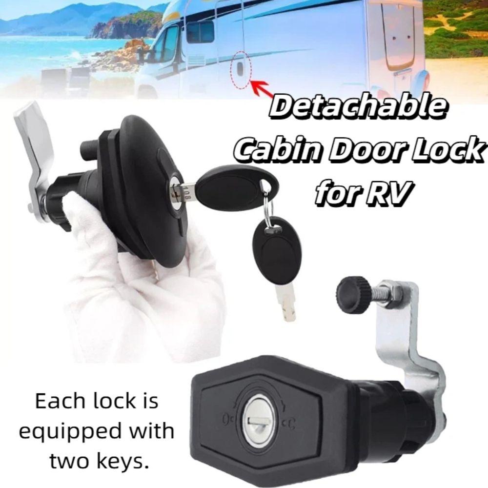 T-Handle Lock RV Cabinet Door Lock Ellipse Model Motorhome Door Lock Motorhome Furniture