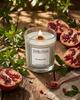 soy candle with a wooden wick + POMEGRANATE