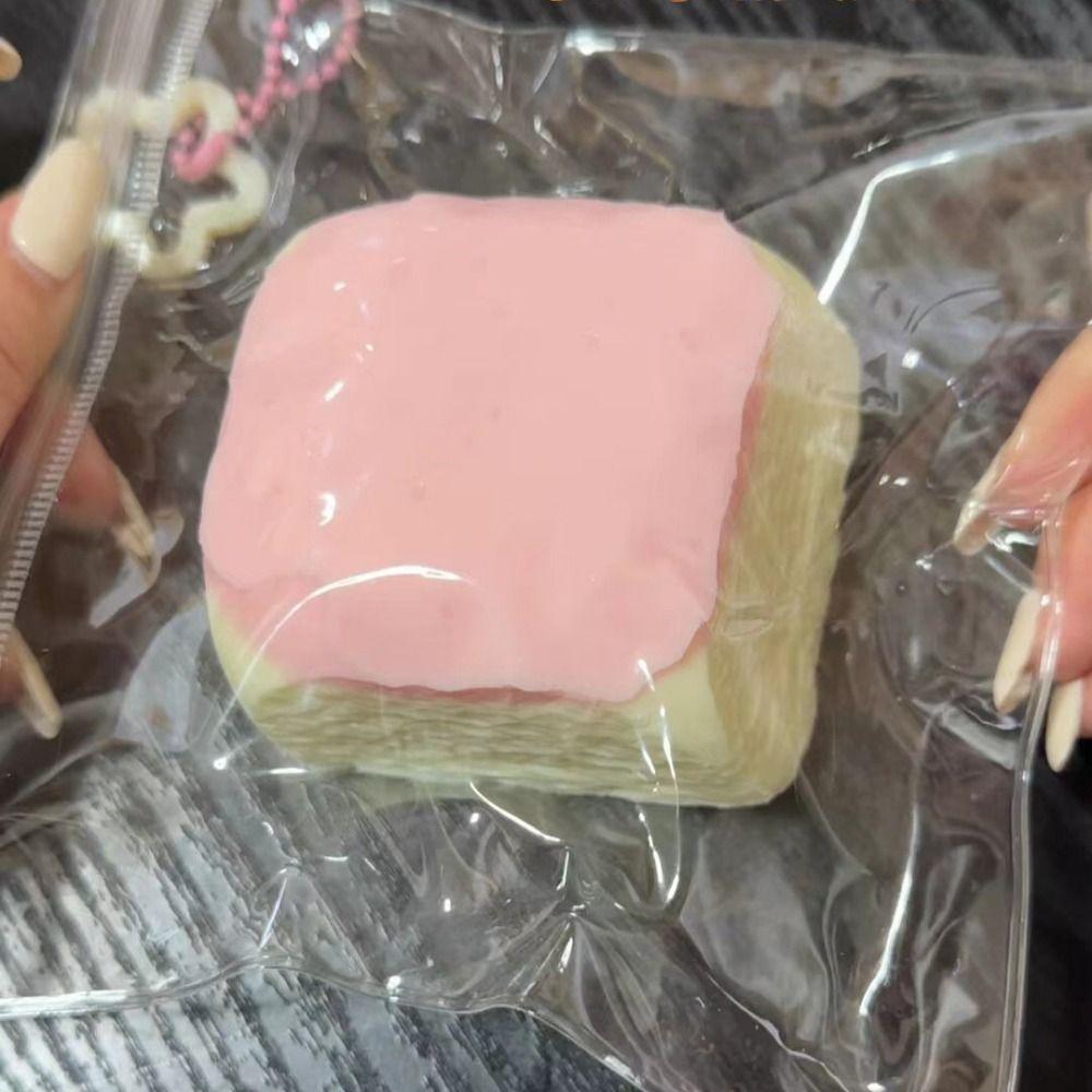 Мини Игрушка-Сквиши Хлеб Кошачья Лапка Гавайский Хлеб Медленно Восстанавливающаяся Игрушка Инс Кошачья Лапка Медленно Восстанавливающаяся Игрушка Подарок