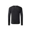Adidas Essentials Round Neck Long Sleeve T-Shirt Men Tops Black Deep-Silver-Gray JV6921