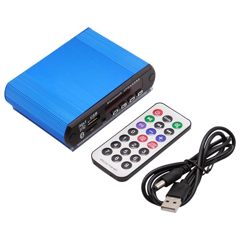MP3-плеер Беспроводной Bluetooth MP3-декодер с функцией записи DIY Корпус Поддержка USB/SD/FM Аудиомодуль