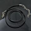 1PC/5PCS/10PCS Vintage Black Wax Rope Necklace Fashion Pendant Unisex Necklace