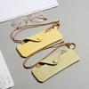 Trendy Glasses Bag Portable Fashionable Glasses Case Cute Sunglasses Protective Cover Women's Glasses Clip Men's Glasses Bag