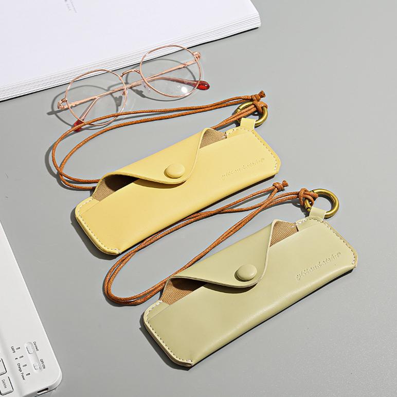 Trendy Glasses Bag Portable Fashionable Glasses Case Cute Sunglasses Protective Cover Women's Glasses Clip Men's Glasses Bag