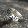 What Makes Your Soul Shine” Silver Color Butterfly Engraved Width 6MM Rings Size 5 6 7 8 9 10 CLE