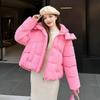 Women’s Short Hooded Windproof Thicken Warm Winter Bubble Jacket