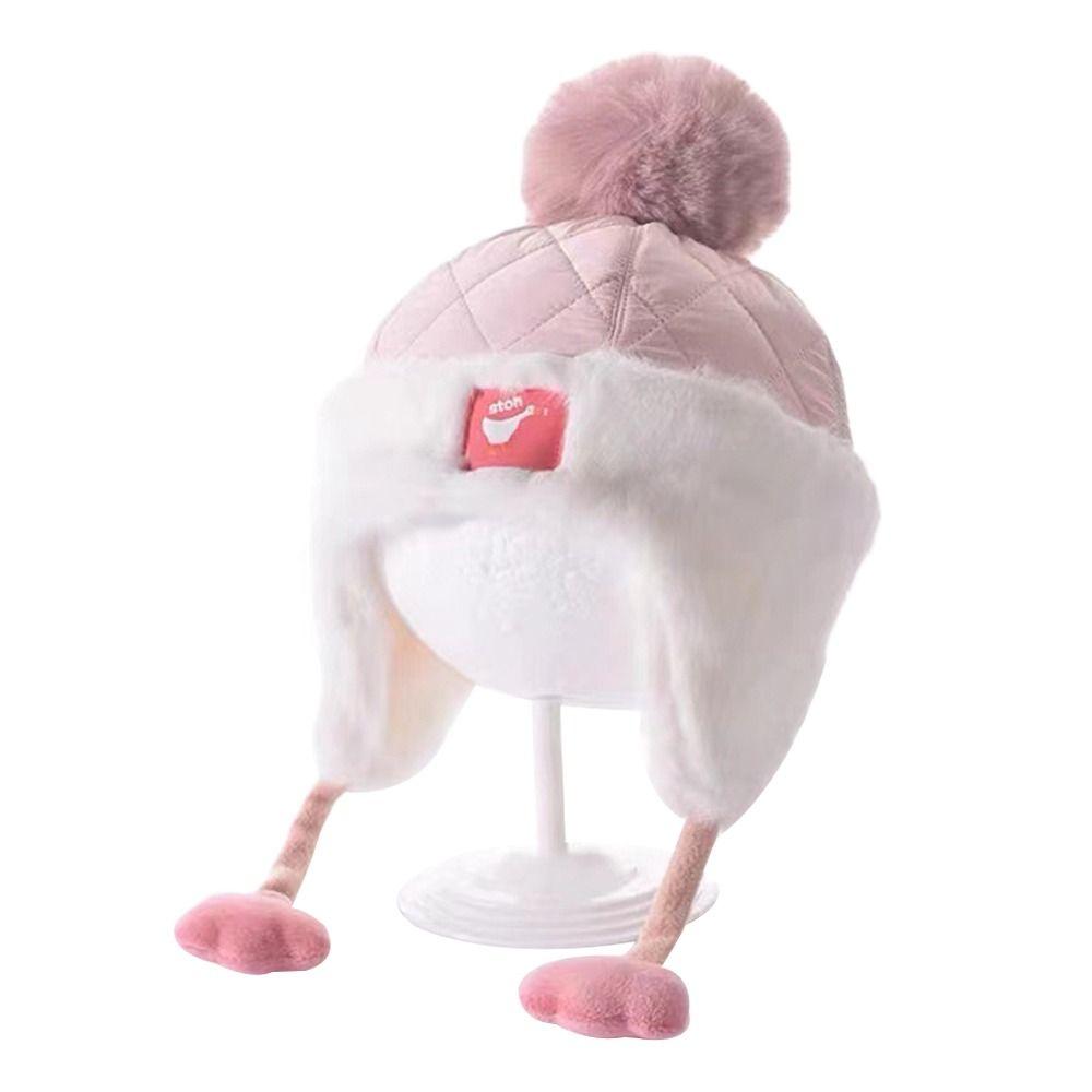 1-4 Years Thicken Kids Beanie Cap Ear Protection Baby Knitted Hat for Baby Children Kids