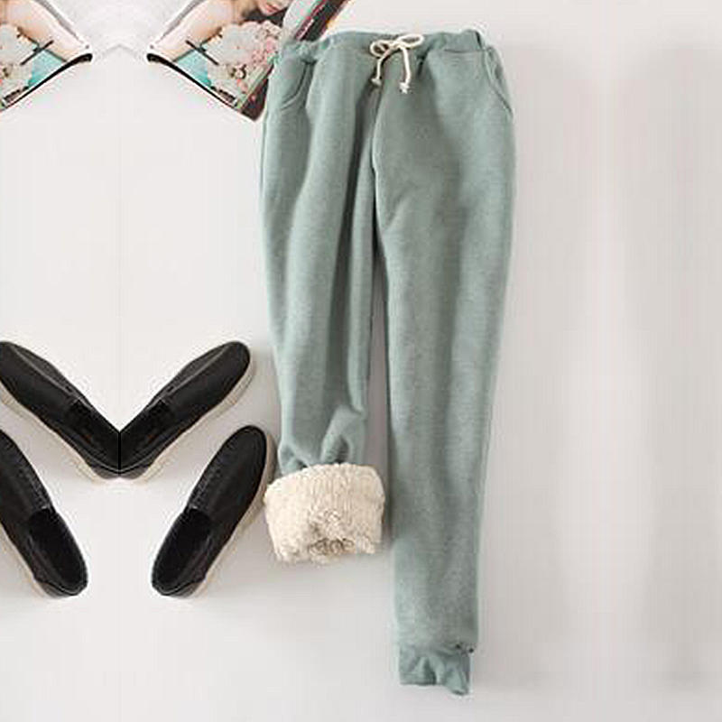 Женские бархатные толстые брюки, осенние и зимние толстые повседневные шаровары