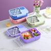 Student Lunch Box - Leak-Proof, Divided, Portable Bento Box for Office Worker or Cafeteria