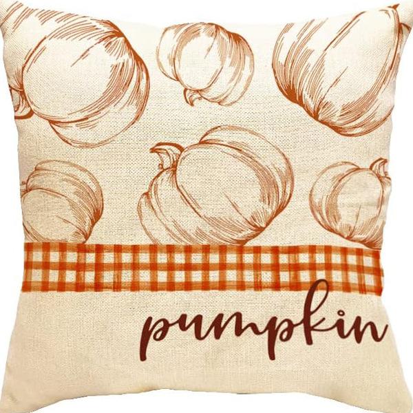 Урожай Осень Новый Кленовый Лист Тыква Наволочка Дом Спальня Диван Принт Подушка