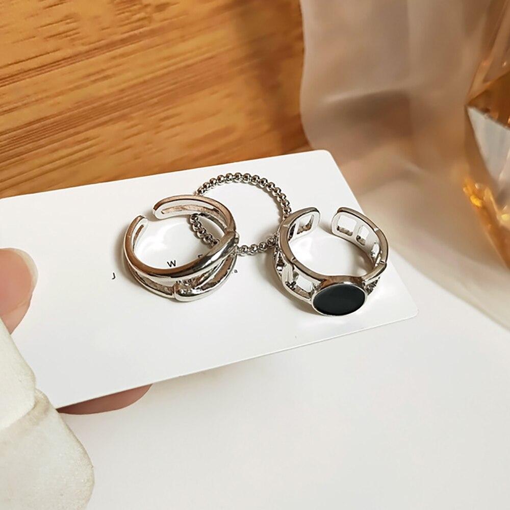Набор колец из нескольких бисера для женщин, винтажное кольцо золотого, серебряного цвета, минималистское кольцо, свадебные украшения, подарок