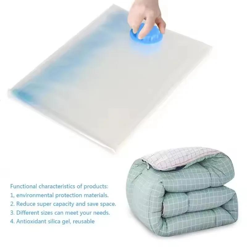 Вакуумный пакет Вакуумные пакеты для хранения Экономия места для постельных принадлежностей, подушек, полотенец, одежды Дорожный органайзер для хранения в спальне