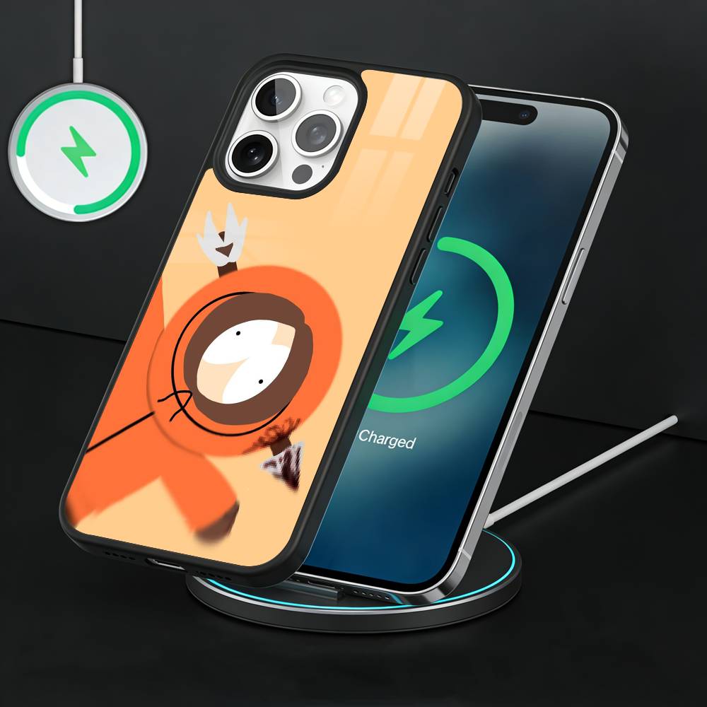 Чехол для телефона Кенни Маккормик S-South Park Для iPhone 17, 16, 15, 14, 13 Plus, Pro Max Магнитный Для Magsafe Беспроводной Зарядки