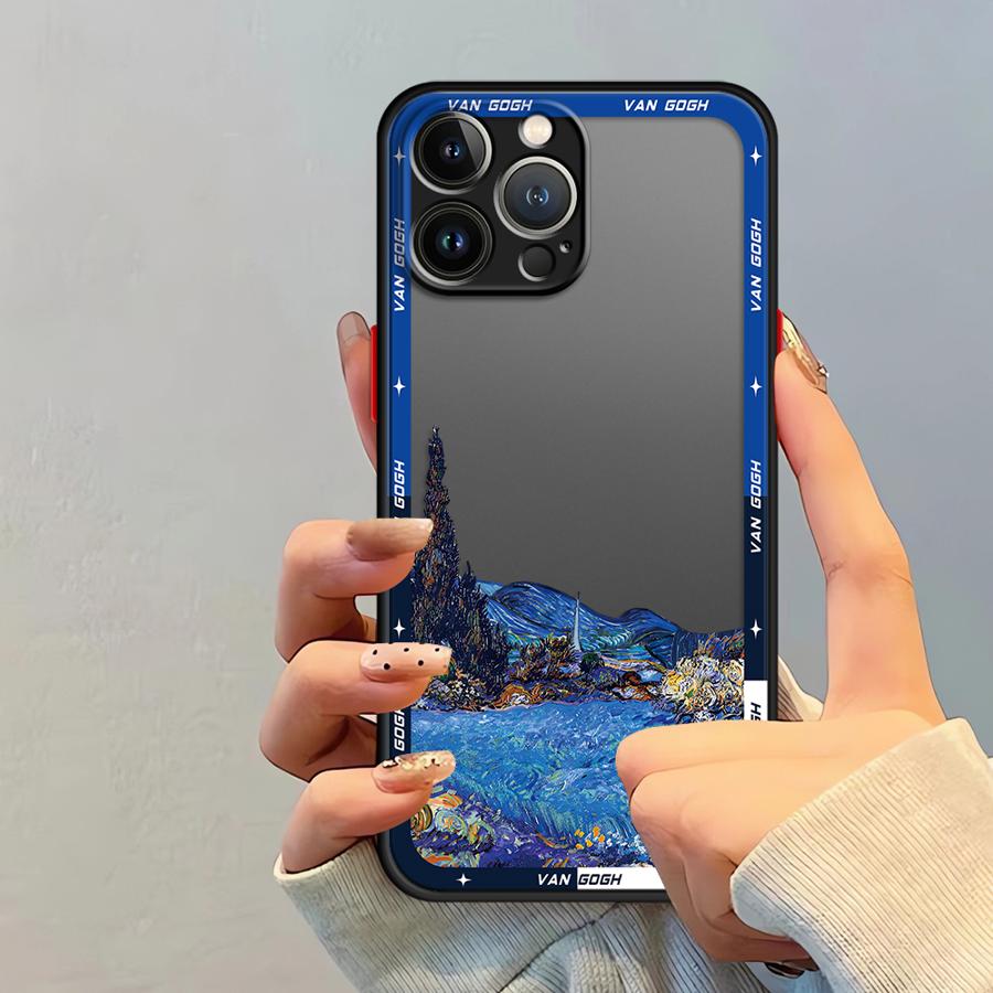 Чехол для iPhone 17 Pro Max 16 Plus 13 Mini 12 11 15 7 8 SE Air 14 XS XR Funda Задняя крышка телефона Ван Гог