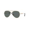 Burberry Sunshade Eye Protection Metal Aviator Sunglasses Women's Gold