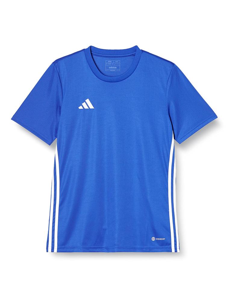 Adidas Tavera 23 Jersey Soccer Short Sleeve Team Royal Size S Men's T-Shirt, Blue/White (H44528), (WJ465)