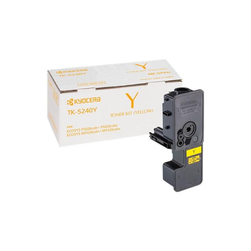 Kyocera TK5240 Yellow Original Toner Cartridge - 1T02R7ANL0/TK5240Y-TK5240Y