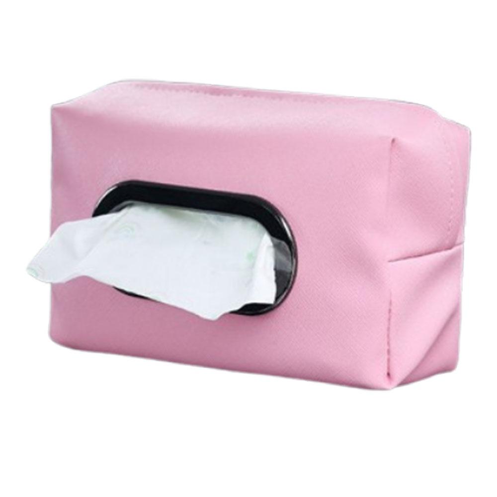 Practical Car Tissue Holder PU Leather Automotive Napkin Holder Gift Tissue Storage Box  Car Seats