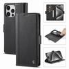 Магнитный чехол-книжка из кожи для iPhone 16 15 14 13 12 Pro Max 11 X XS XR 7 8 Pro Plus Max Mini SE с отделениями для карт