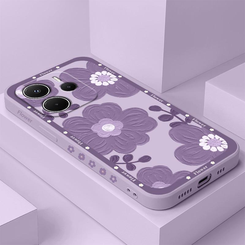 Чехол для телефона 'Spoony Flowers' для Xiaomi Redmi Note 14 13 12 12S 11 11S 10 10S 9 9S 14C Pro Plus 4G 5G Жидкий силиконовый чехол