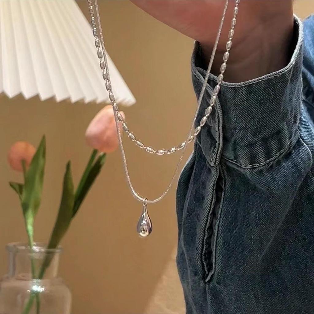 Двойное кольцо с цветными бриллиантами 2025 года в корейском стиле — модный, простой, высококачественный легкий роскошный дизайн для женщин