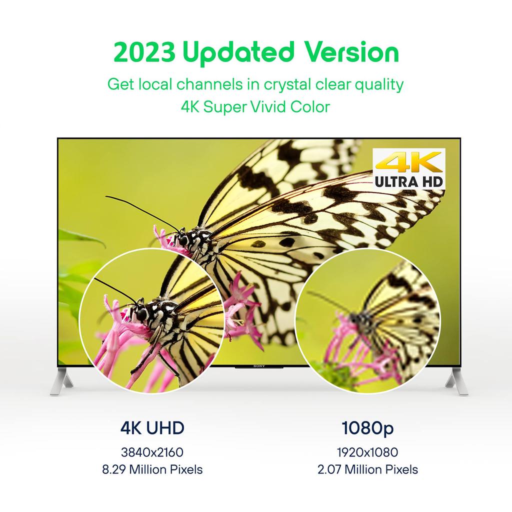 4K HD Цифровая Комнатная Усиленная ТВ Антенна 120 Миль Ультра HDTV С Усилителем Антенный Комплект Быстрого Отклика