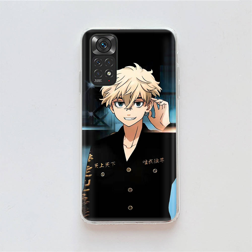 Чехол DT25 Tokyo Revengers для Samsung A04 A14 A23 A34 A54 M23 M33 M52 M53 Realme 10 9 C30S C35 C55 VIVO Y02S Y21 Y33S Y51 X80 Pro Прозрачная крышка