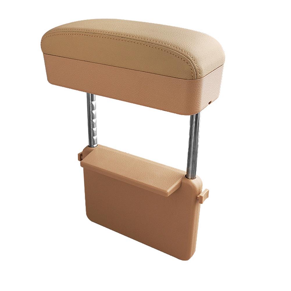 PU Leather Car Seat Armrest Box Auto Center Console Pad Cover Protector With Car Seat Gap Storage Box Universal Car Accessories