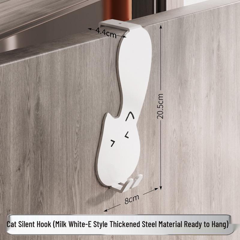 Настенная вешалка для пальто и одежды без сверления: Прочный крючок для хранения для спальни и ванной комнаты