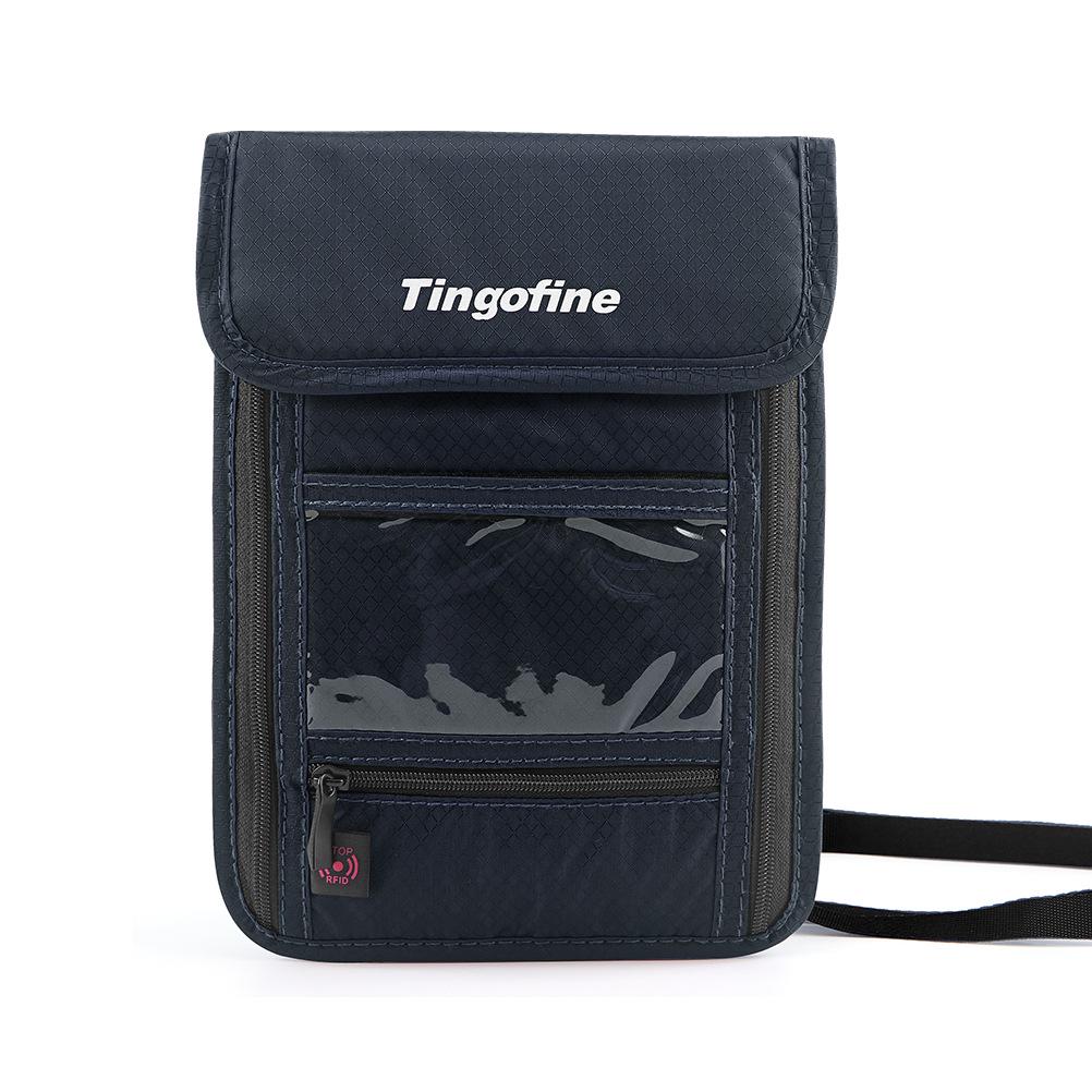 Tianxiu RFID Passport & ID Neck Pouch - Waterproof Nylon Holder