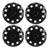 4Pcs 17in Car Hub Cap Sporty Look Protective Easy Installation Wheel Hub Cap Cover for Focus Transit