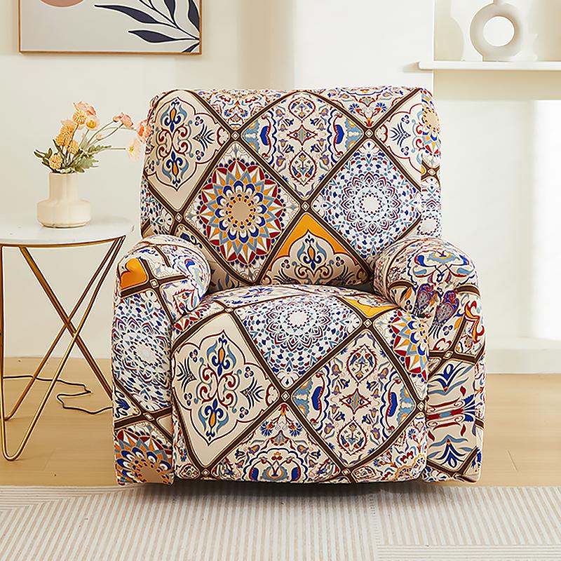 Чехлы на кресло-реклайнер Эластичный чехол на диван Чехлы на стулья Защита для мебели Чехол на кресло-реклайнер для кресла-качалки