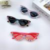 Модные персонализированные детские солнцезащитные очки солнцезащитные очки кошачий глаз Diy Star Chain моделирование солнцезащитный крем солнцезащитные очки Tide