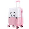 Cartoon Pink Panda Suitcase,Lovely Rabbit Animal Rolling Luggage,kids Trolley Luggage Bag Carry On Suitcase with Wheels Girls
