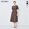  She S Miss Volume Pin Tuck Incision DressS Swwopo22150