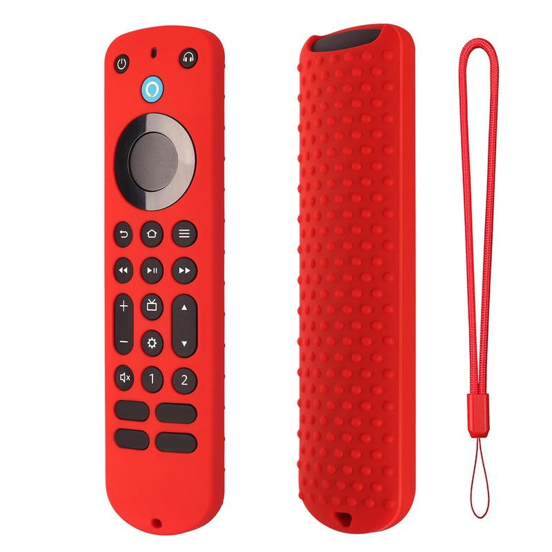 Силиконовый Чехол для Пульта ДУ Alexa Voice Remote Pro Аксессуары для Smart TV Ударопрочный Нескользящий Защитный Чехол Оболочка Пульта