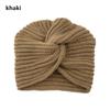 Girls Croceht Beanies Knitted Twist Headwrap Hat Head Wrap Caps Ladies Turban Women Felt Hat