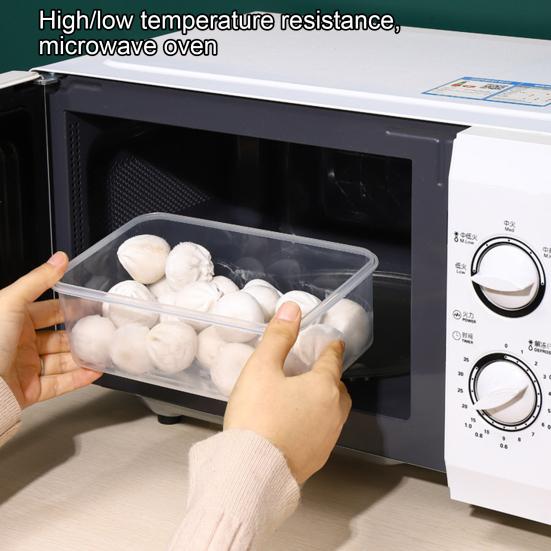 Кухонный холодильник, прямоугольные, четкие, термостойкие, удобные, без запаха, безопасные для микроволновой печи, пластиковые герметичные коробки для хранения фруктов