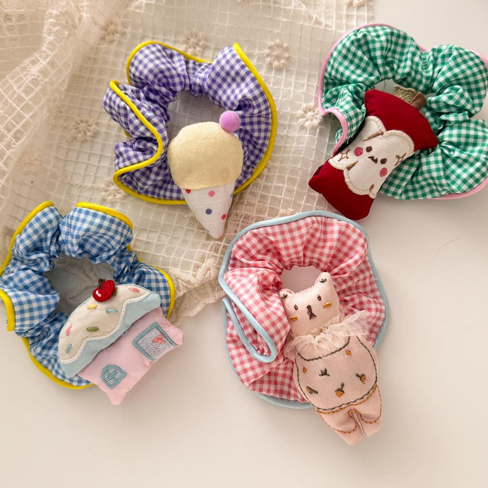 Детские эластичные резинки для волос мультяшные милые для маленьких девочек веревки для волос резинки для хвостика резинки детские головные уборы аксессуары для волос