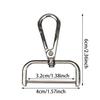 1pc Zinc Alloy Detachable Snap Hook Trigger Clips Buckles for Strap Belt Keychain Webbing Pet Leash Leathercraft Hooks 4 Sizes