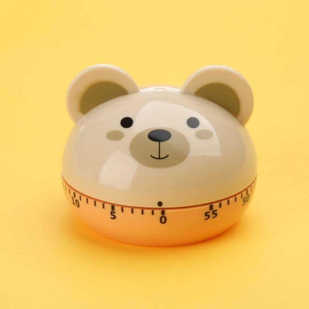 60Minutes Cooking Timer Cartoon Time Management Tool Easy To Operate Animal Mechanical Timer Adult