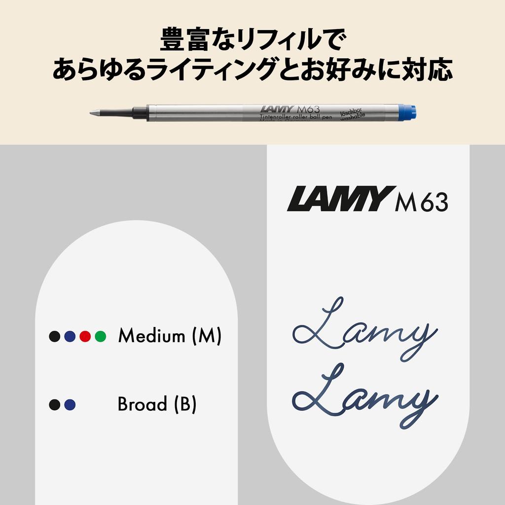 LAMY 2000 Black Rollerball Pen Black Elegant Pen with Durable Fiberglass Body Perfectly Balanced Line Width M Comes with Rollerball Refill Black LAMY