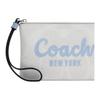 Coach Signature Corner Съемный ремешок Покрытие из канваса Маленькая клатч-сумка Женская клатч-сумка Меловой синий CAQ74-SVXUI