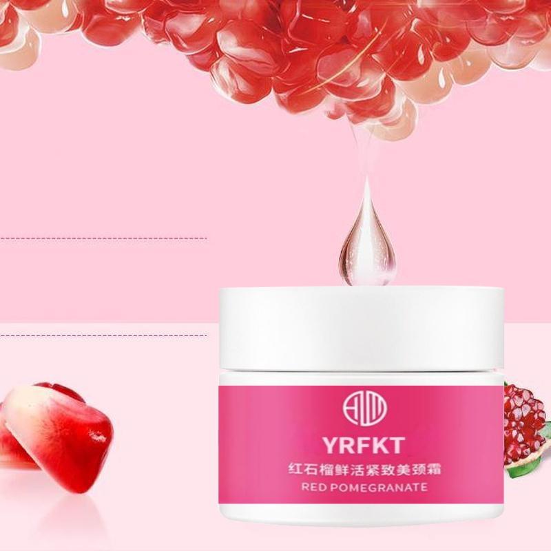 Красный гранат Свежий и укрепляющий уход за телом Лифтинг и удаление линий шеи и крем для ухода за шеей Увлажняющий крем для шеи